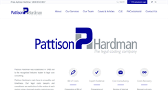 Desktop Screenshot of pattisonhardman.com.au